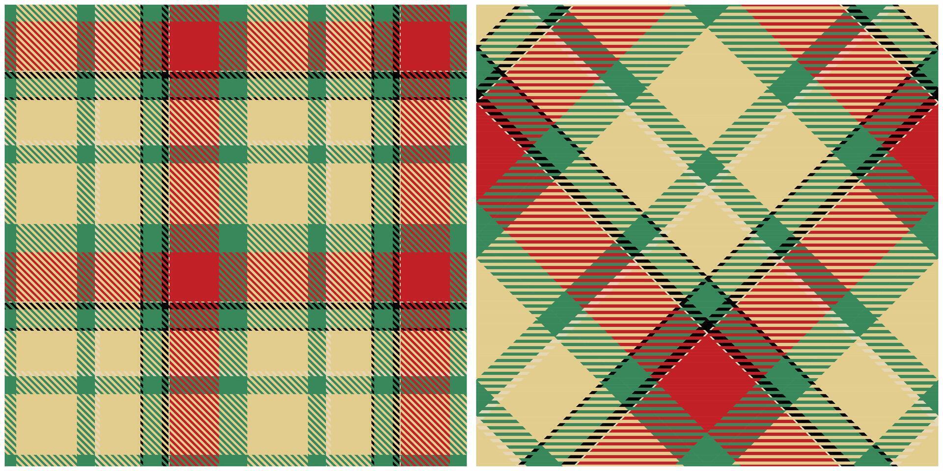 Tartan Plaid Seamless Pattern. Traditional Scottish Checkered Background. Seamless Tartan Illustration Set for Scarf, Blanket, Other Modern Spring Summer Autumn Winter Holiday Fabric vector