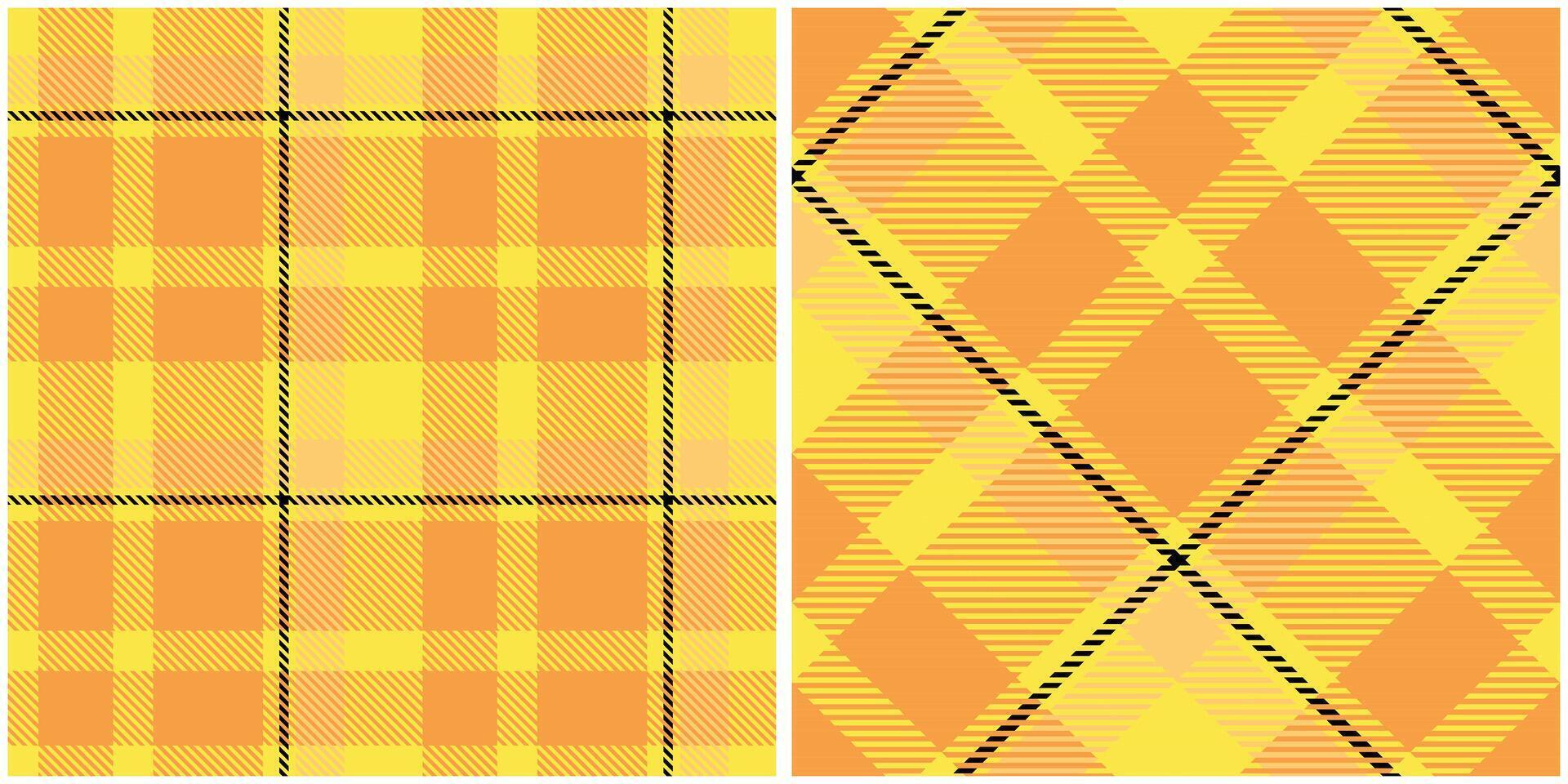 Classic Scottish Tartan Design. Plaid Patterns Seamless. Seamless Tartan Illustration Set for Scarf, Blanket, Other Modern Spring Summer Autumn Winter Holiday Fabric Print. vector