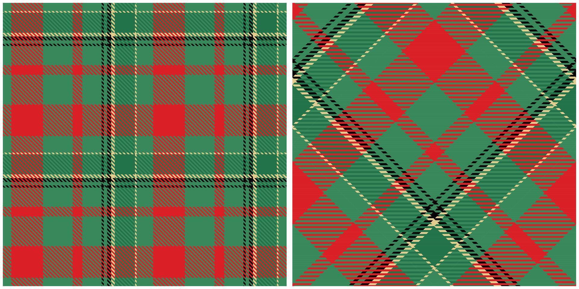 Classic Scottish Tartan Design. Plaids Pattern Seamless. Seamless Tartan Illustration Set for Scarf, Blanket, Other Modern Spring Summer Autumn Winter Holiday Fabric Print. vector