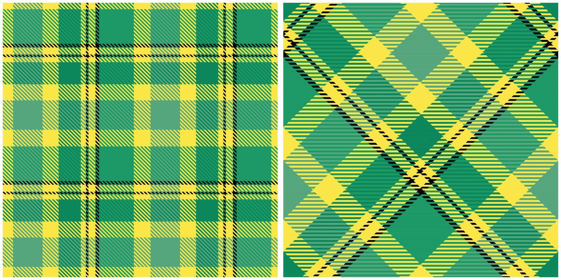Classic Scottish Tartan Design. Gingham Patterns. Seamless Tartan Illustration Set for Scarf, Blanket, Other Modern Spring Summer Autumn Winter Holiday Fabric Print. vector
