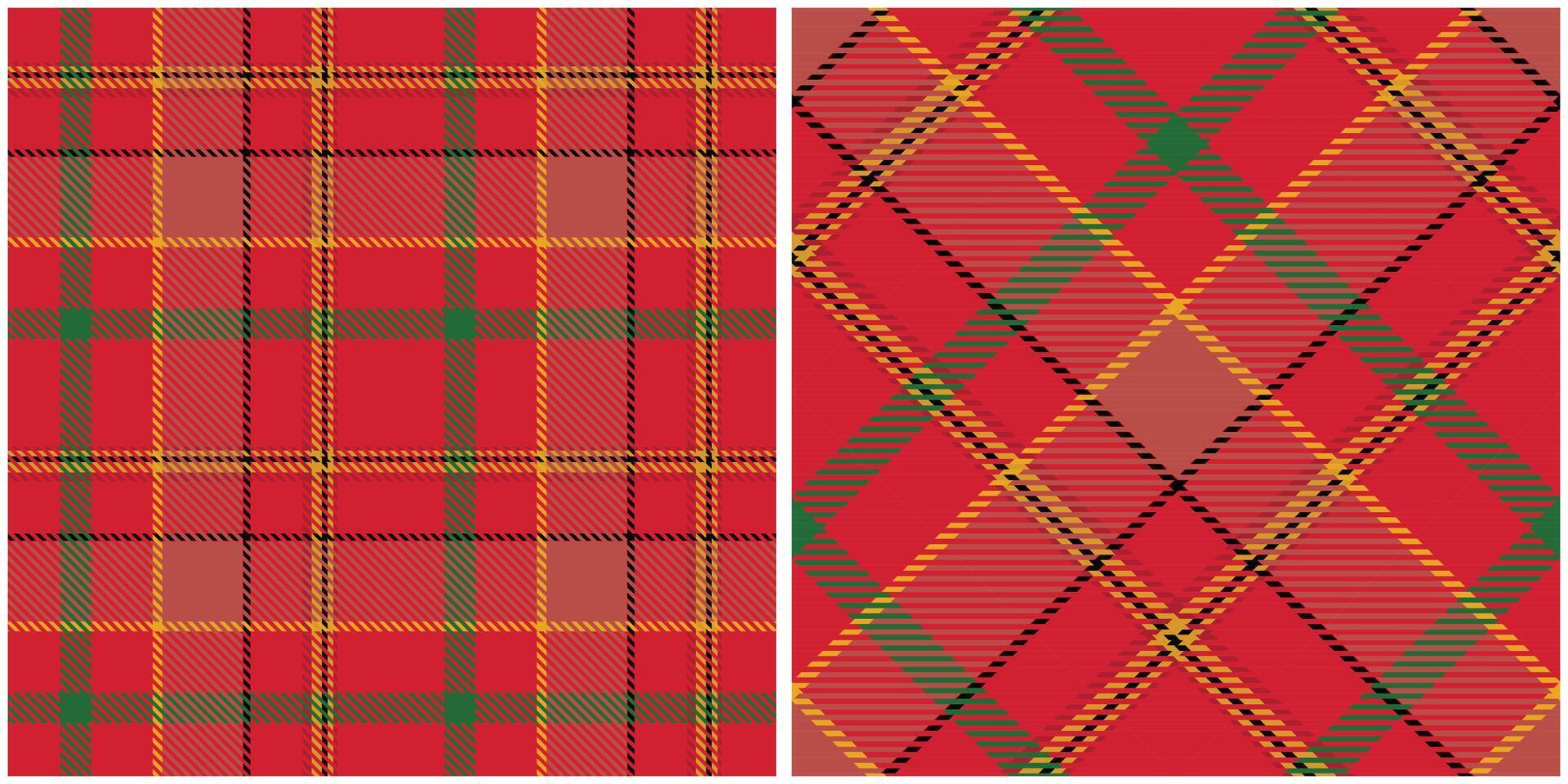 Tartan Plaid Seamless Pattern. Plaid Patterns Seamless. Seamless Tartan Illustration Set for Scarf, Blanket, Other Modern Spring Summer Autumn Winter Holiday Fabric Print. vector