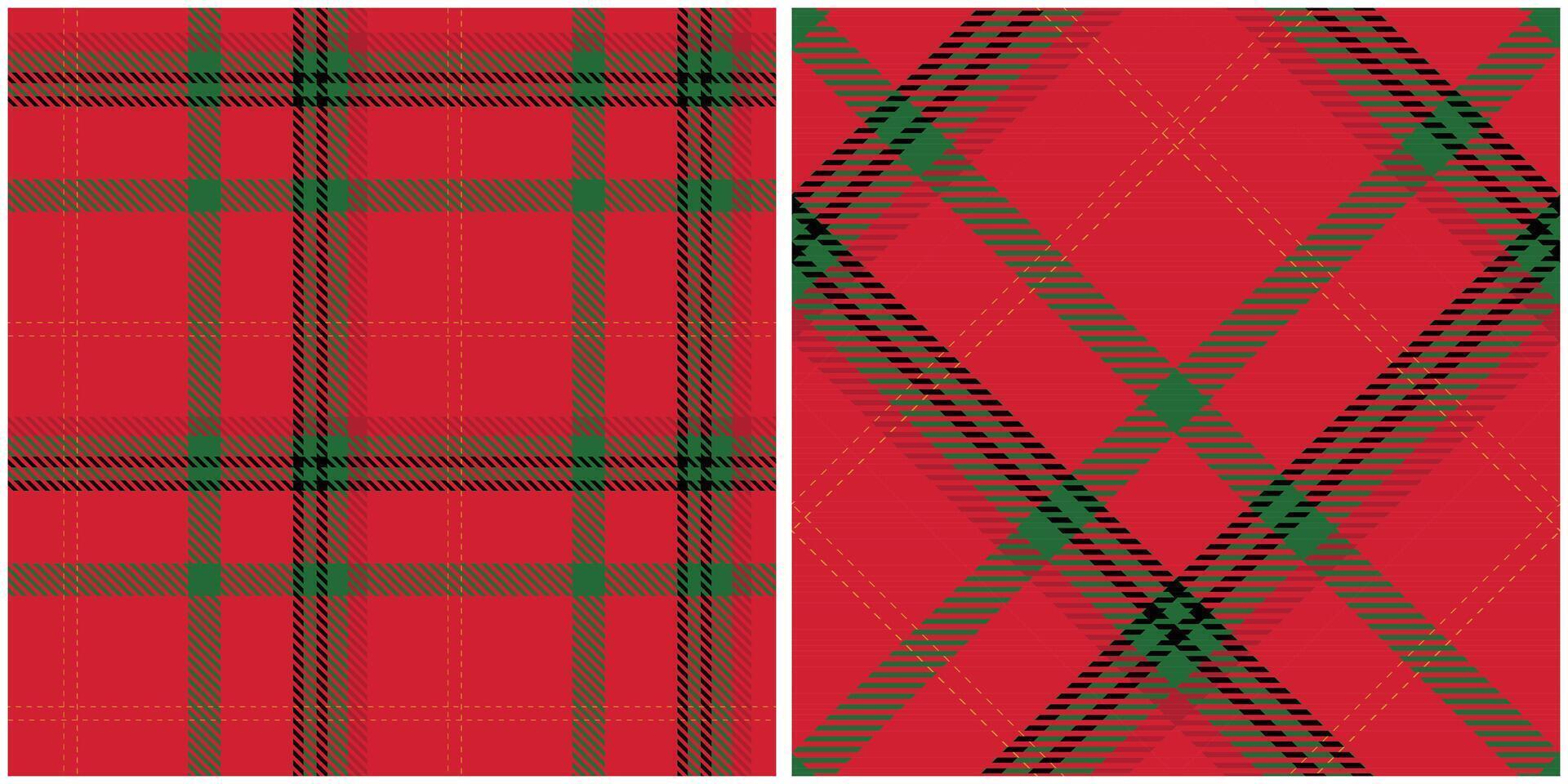 Tartan Plaid Seamless Pattern. Checker Pattern. Seamless Tartan Illustration Set for Scarf, Blanket, Other Modern Spring Summer Autumn Winter Holiday Fabric Print. vector