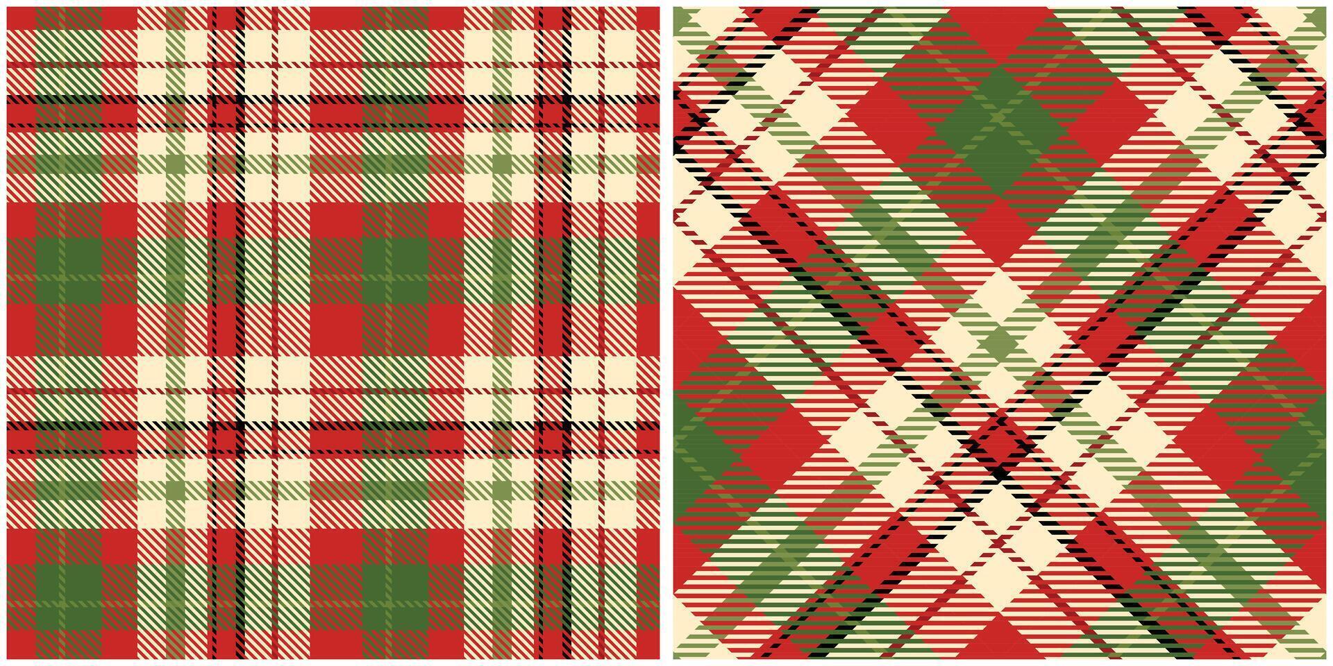 Tartan Plaid Seamless Pattern. Traditional Scottish Checkered Background. Seamless Tartan Illustration Set for Scarf, Blanket, Other Modern Spring Summer Autumn Winter Holiday Fabric Print. vector