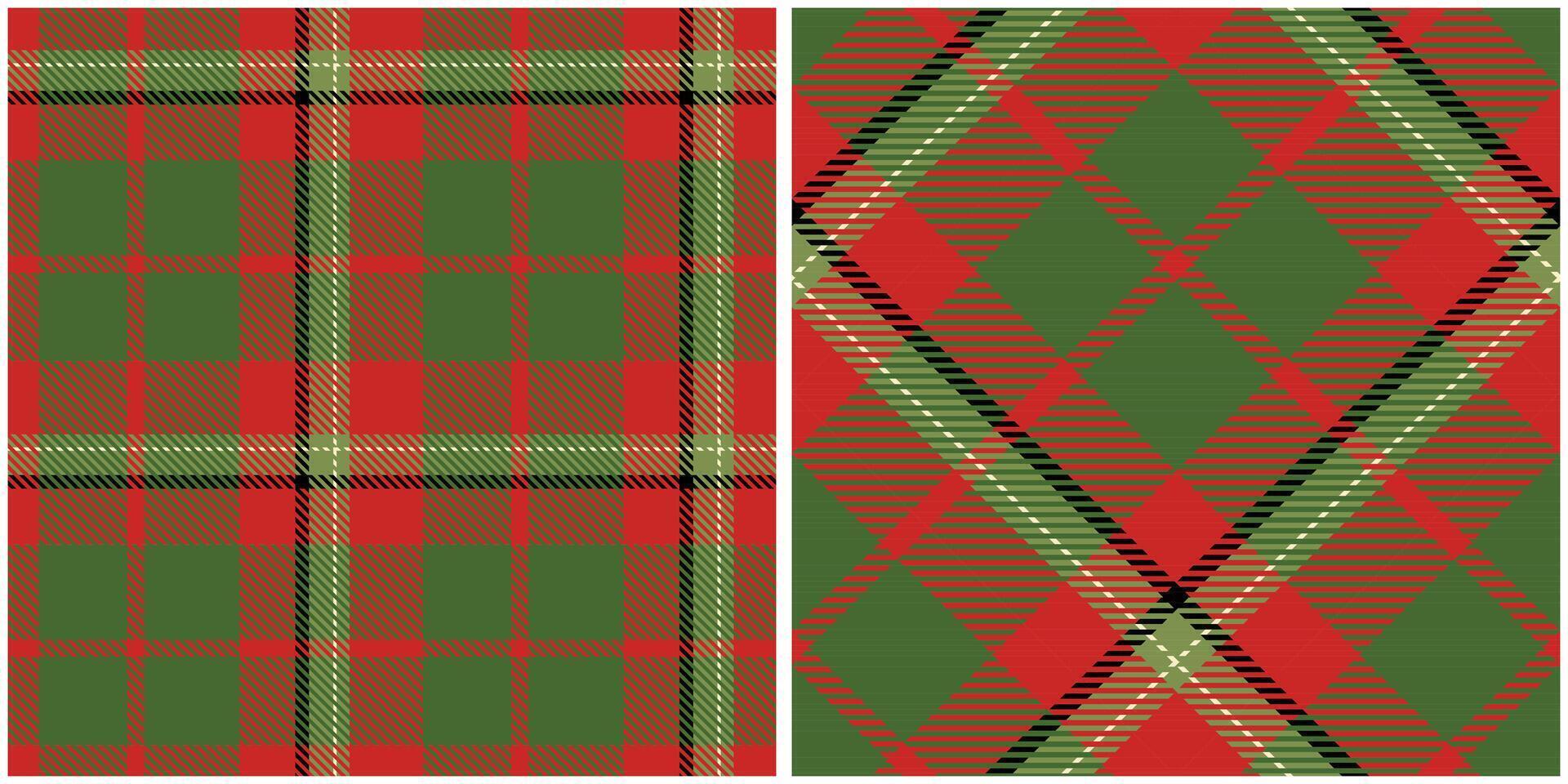 Tartan Plaid Seamless Pattern. Abstract Check Plaid Pattern. Seamless Tartan Illustration Set for Scarf, Blanket, Other Modern Spring Summer Autumn Winter Holiday Fabric Print. vector