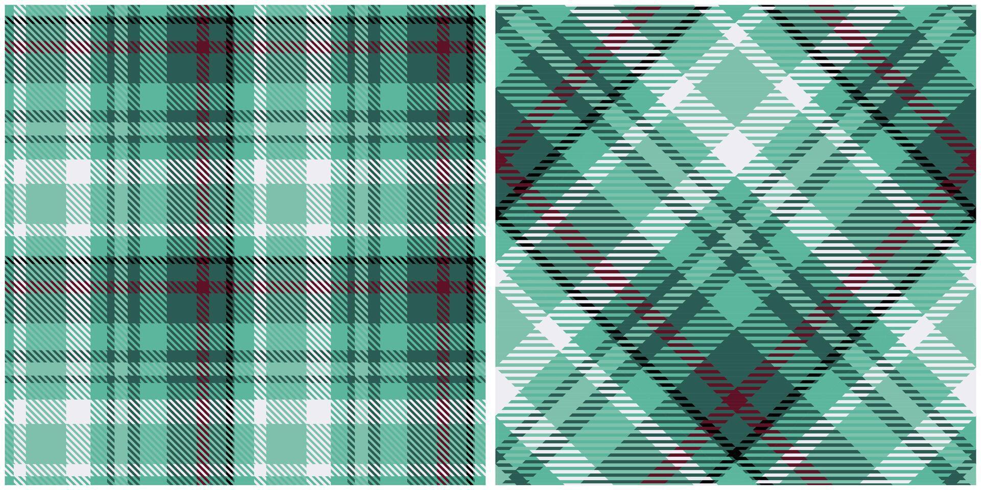 Tartan Plaid Pattern Seamless. Plaid Patterns Seamless. Seamless Tartan Illustration Set for Scarf, Blanket, Other Modern Spring Summer Autumn Winter Holiday Fabric Print. vector