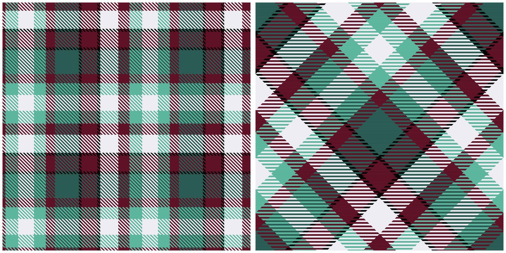 Tartan Plaid Pattern Seamless. Tartan Seamless Pattern. Seamless Tartan Illustration Set for Scarf, Blanket, Other Modern Spring Summer Autumn Winter Holiday Fabric Print. vector
