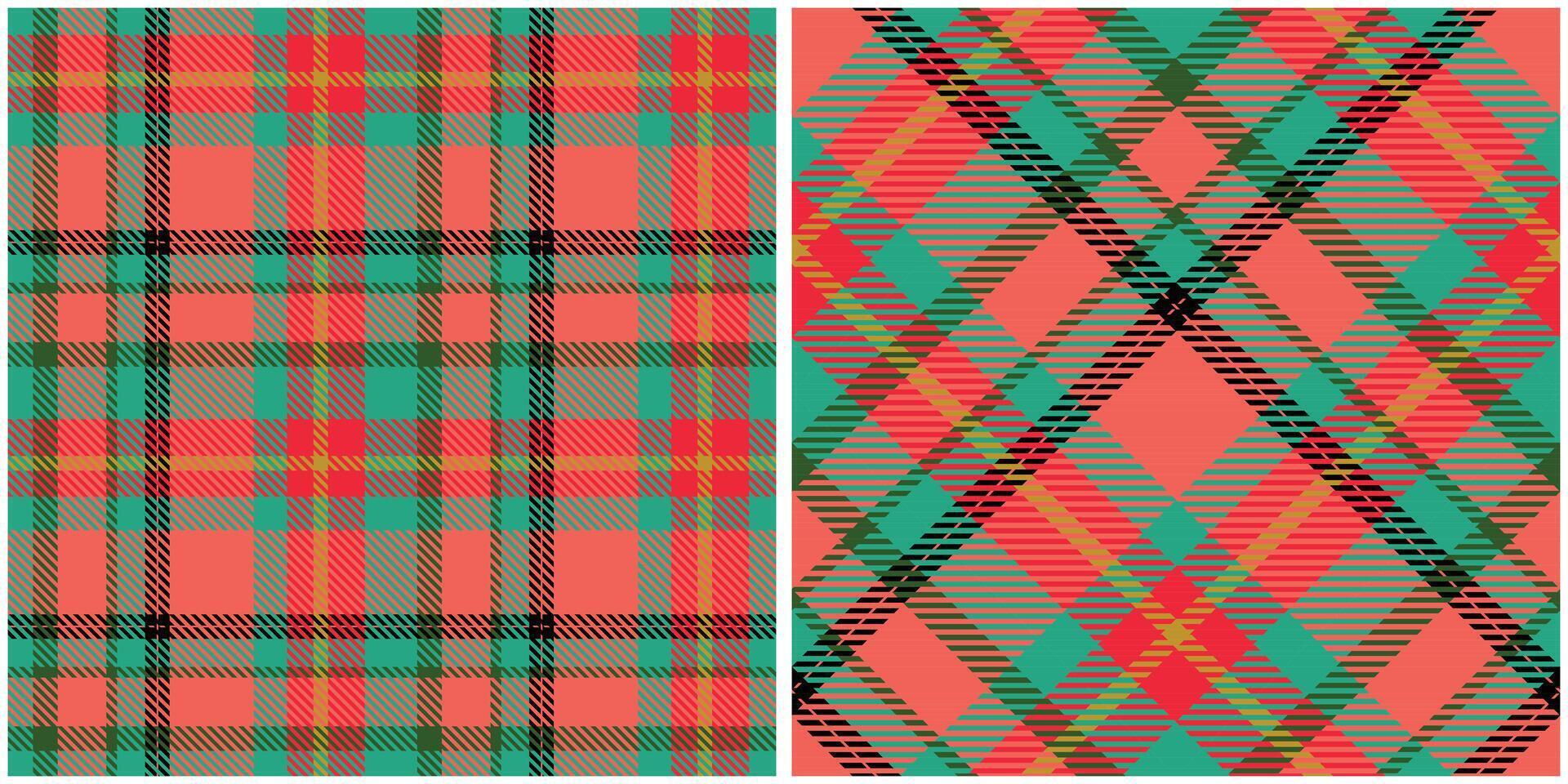 Tartan Seamless Pattern. Sweet Checker Pattern Template for Design Ornament. Seamless Fabric Texture. vector