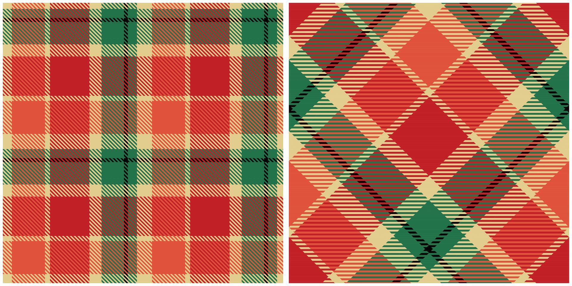 Tartan Plaid Pattern Seamless. Classic Scottish Tartan Design. Seamless Tartan Illustration Set for Scarf, Blanket, Other Modern Spring Summer Autumn Winter Holiday Fabric Print. vector