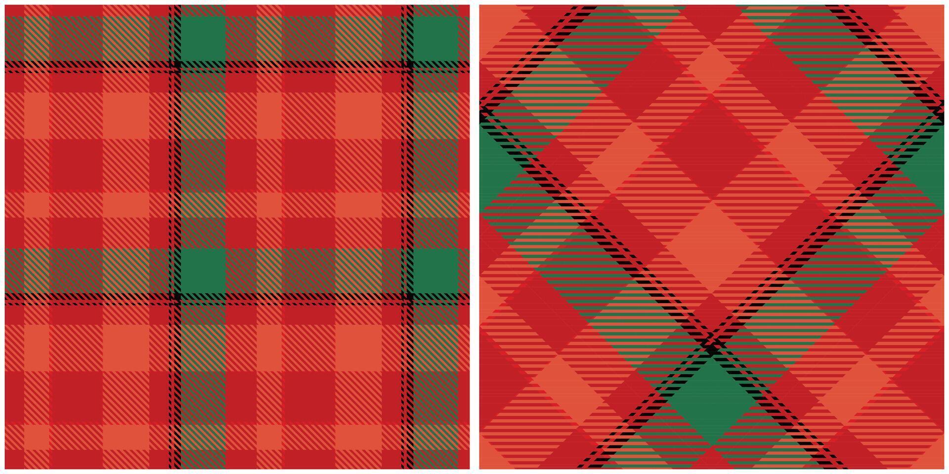 Scottish Tartan Plaid Seamless Pattern, Plaid Patterns Seamless. Seamless Tartan Illustration Set for Scarf, Blanket, Other Modern Spring Summer Autumn Winter Holiday Fabric Print. vector