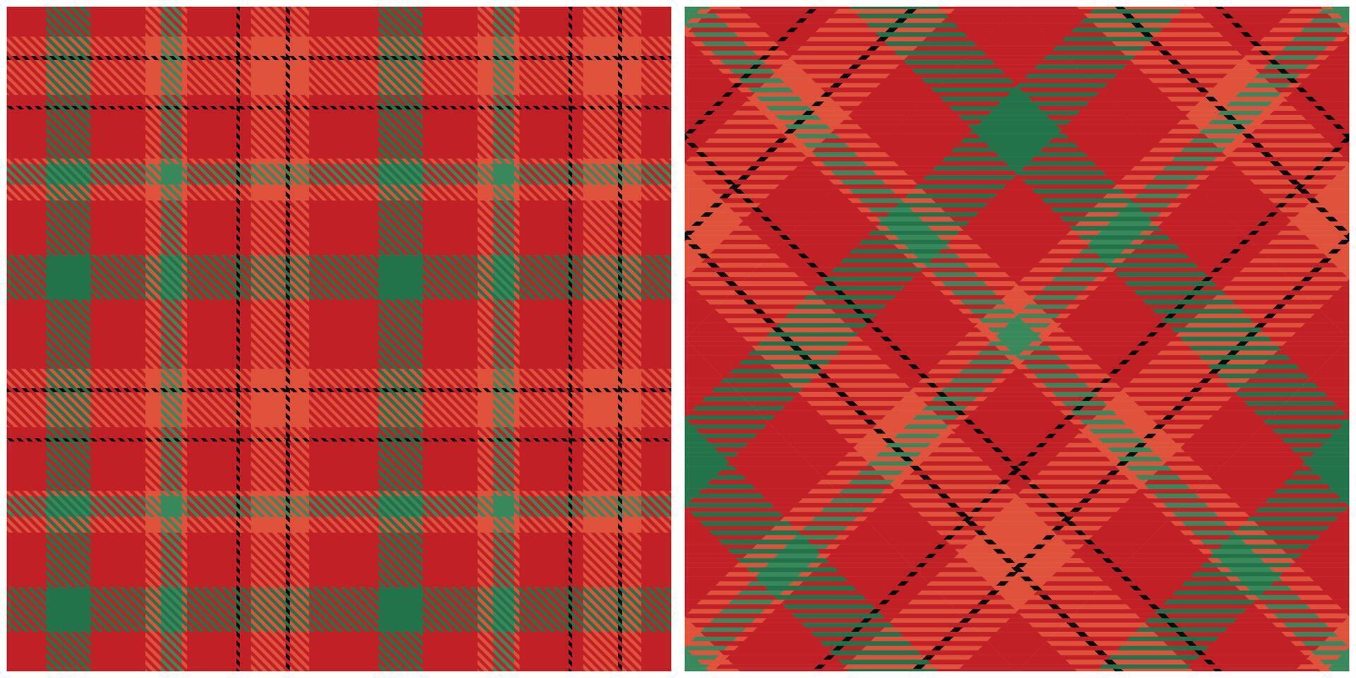 Scottish Tartan Plaid Seamless Pattern, Plaids Pattern Seamless. Seamless Tartan Illustration Set for Scarf, Blanket, Other Modern Spring Summer Autumn Winter Holiday Fabric Print. vector