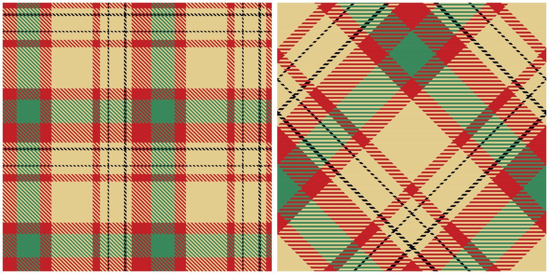 Scottish Tartan Plaid Seamless Pattern, Plaid Pattern Seamless. Seamless Tartan Illustration Set for Scarf, Blanket, Other Modern Spring Summer Autumn Winter Holiday Fabric Print. vector