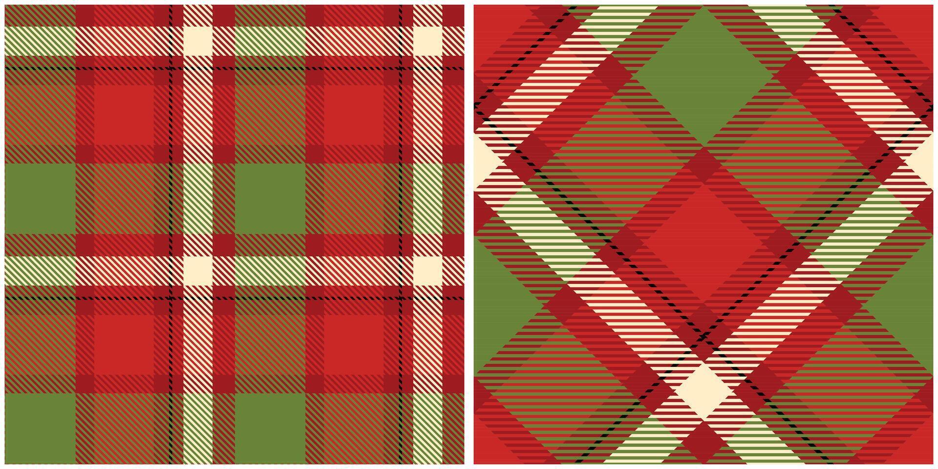 Scottish Tartan Plaid Seamless Pattern, Gingham Patterns. Seamless Tartan Illustration Set for Scarf, Blanket, Other Modern Spring Summer Autumn Winter Holiday Fabric Print. vector