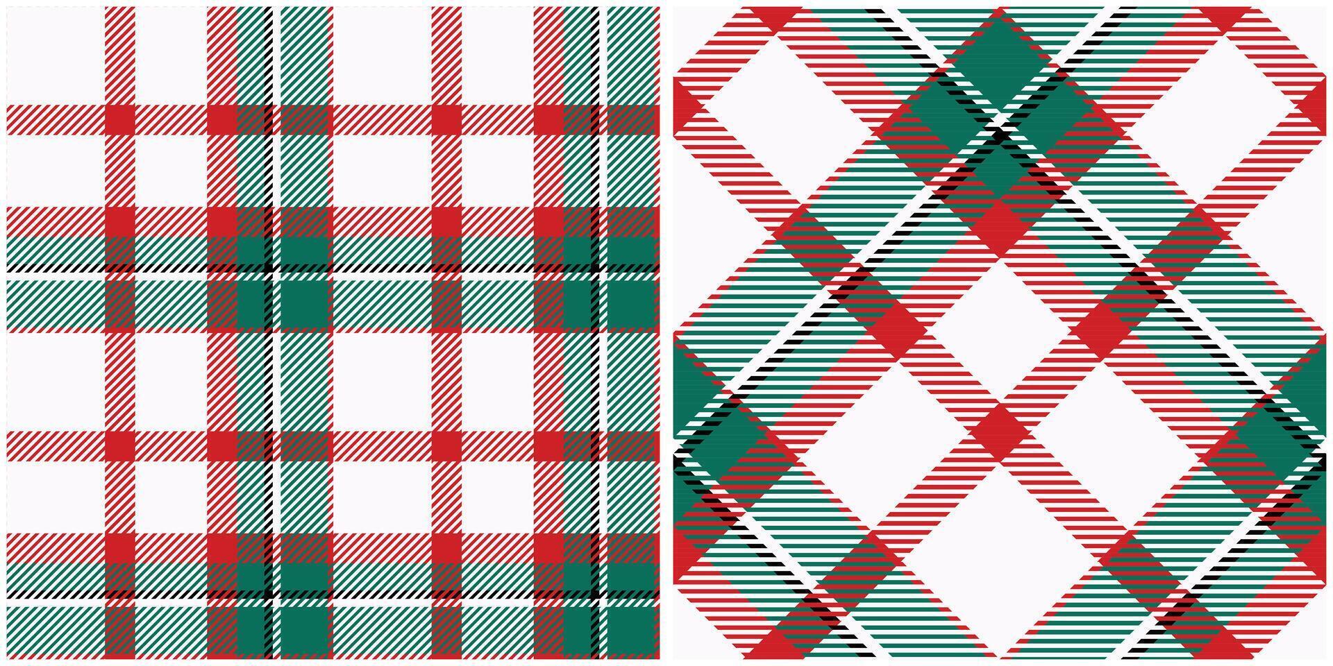 Scottish Tartan Plaid Seamless Pattern, Gingham Patterns. Seamless Tartan Illustration Set for Scarf, Blanket, Other Modern Spring Summer Autumn Winter Holiday Fabric Print. vector