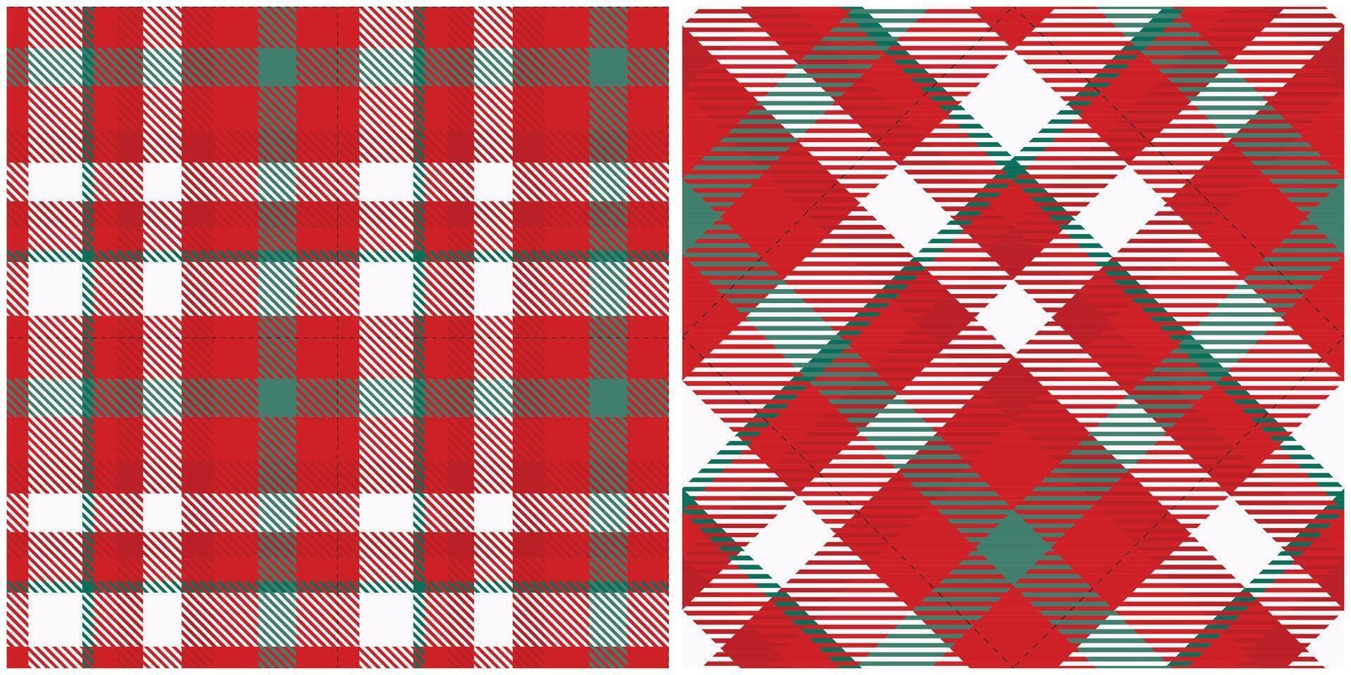 Scottish Tartan Plaid Seamless Pattern, Tartan Seamless Pattern. Seamless Tartan Illustration Set for Scarf, Blanket, Other Modern Spring Summer Autumn Winter Holiday Fabric Print. vector