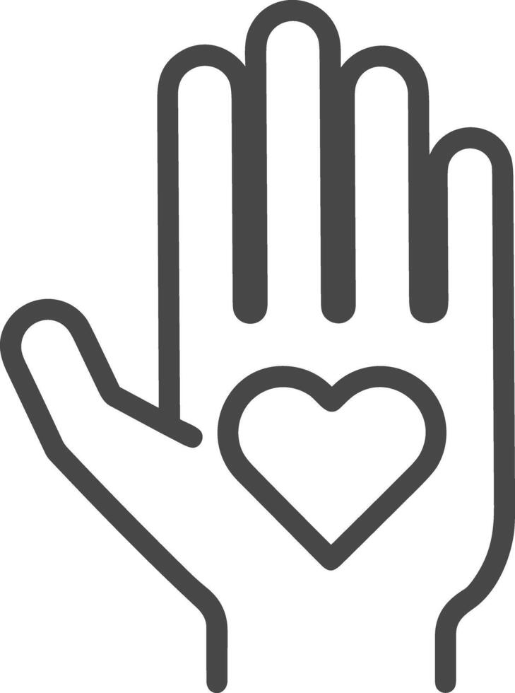 Hand icon symbol image illustration vector