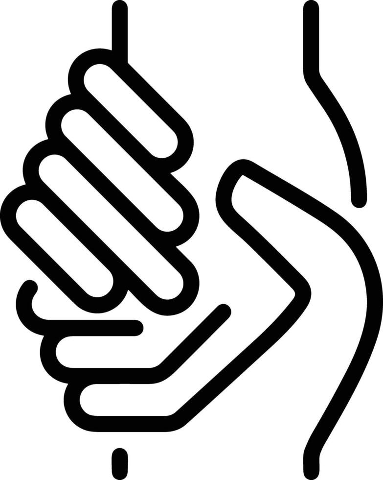 Hand icon symbol image illustration vector