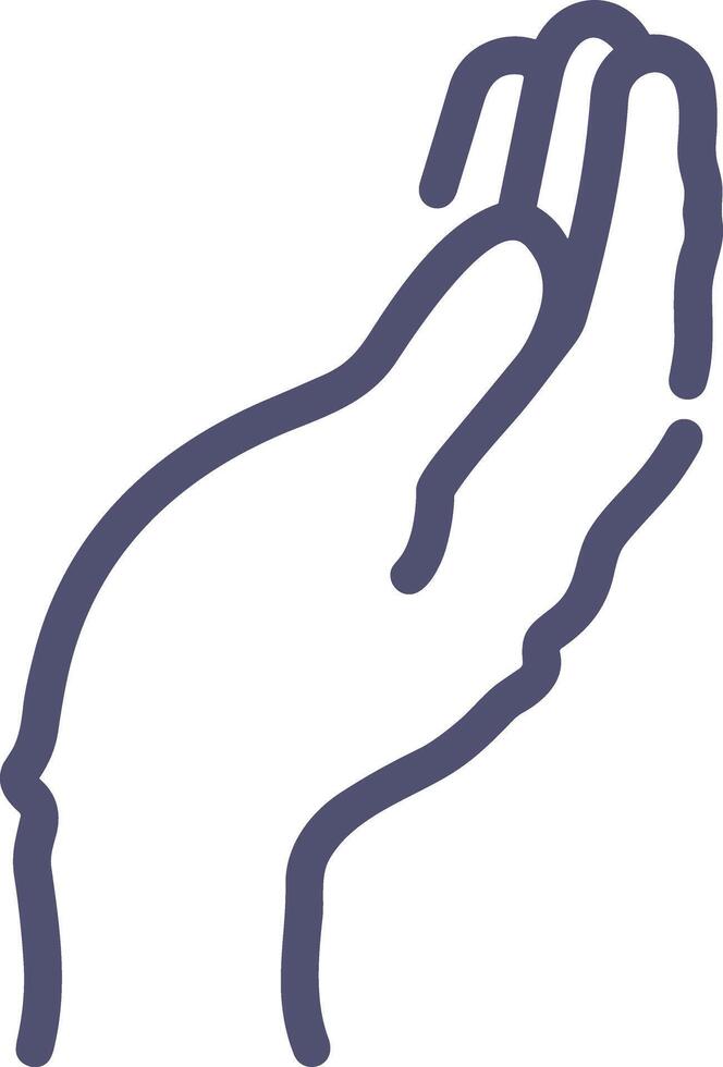Hand icon symbol image illustration vector