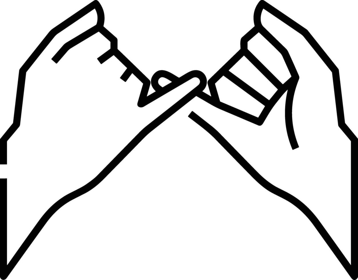 Hand icon symbol image illustration vector