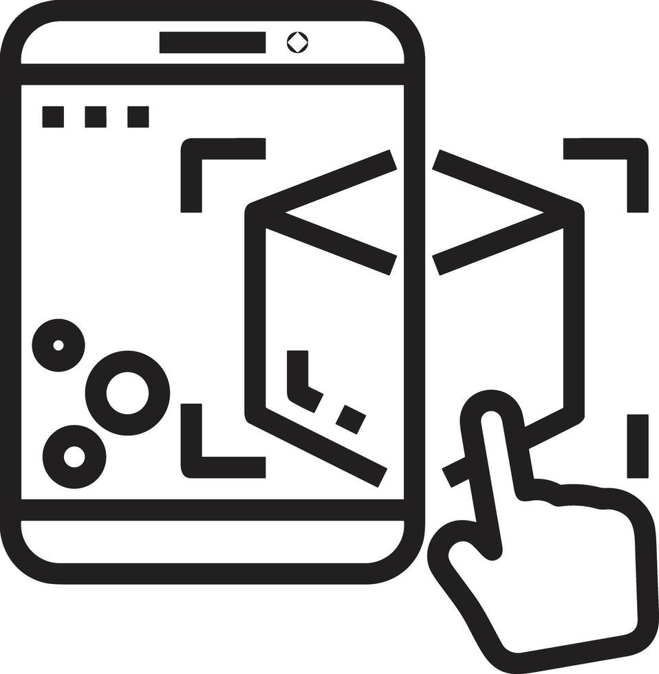Hand icon symbol image illustration vector
