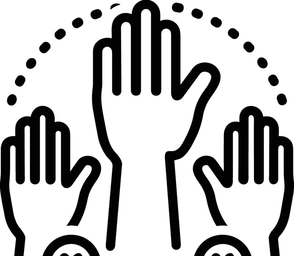 Hand icon symbol image illustration vector
