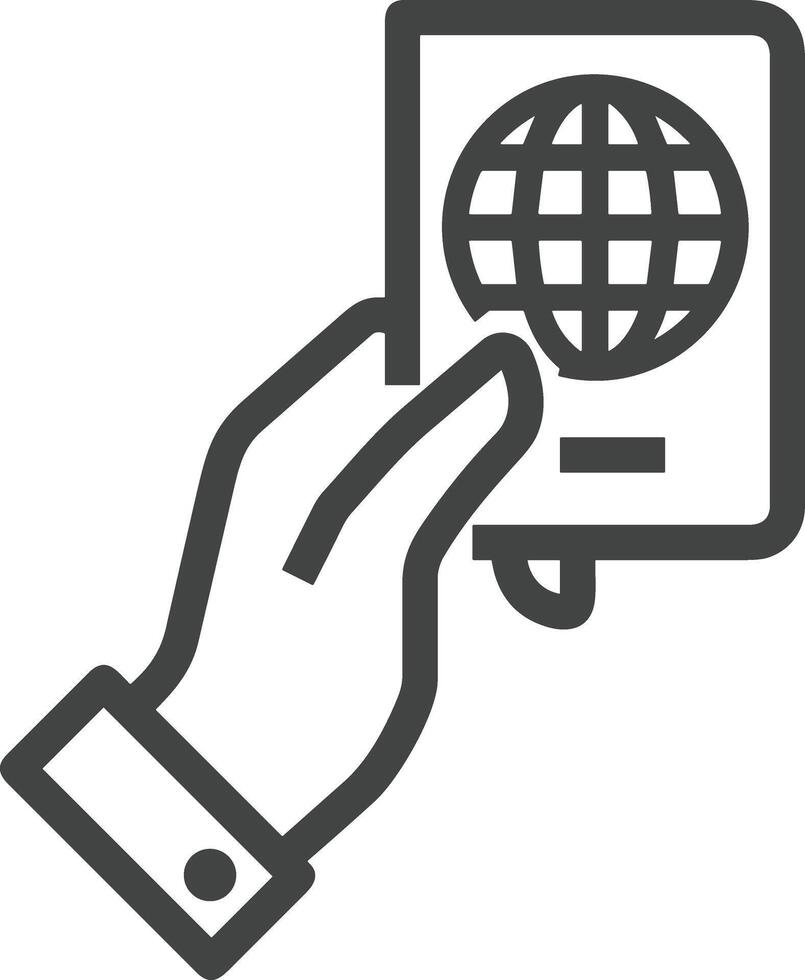 Hand icon symbol image illustration vector