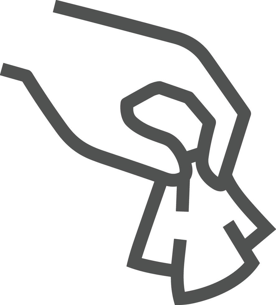 Hand icon symbol image illustration vector