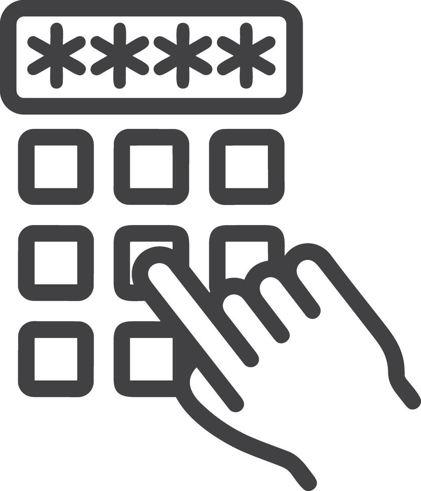 Hand icon symbol image illustration vector