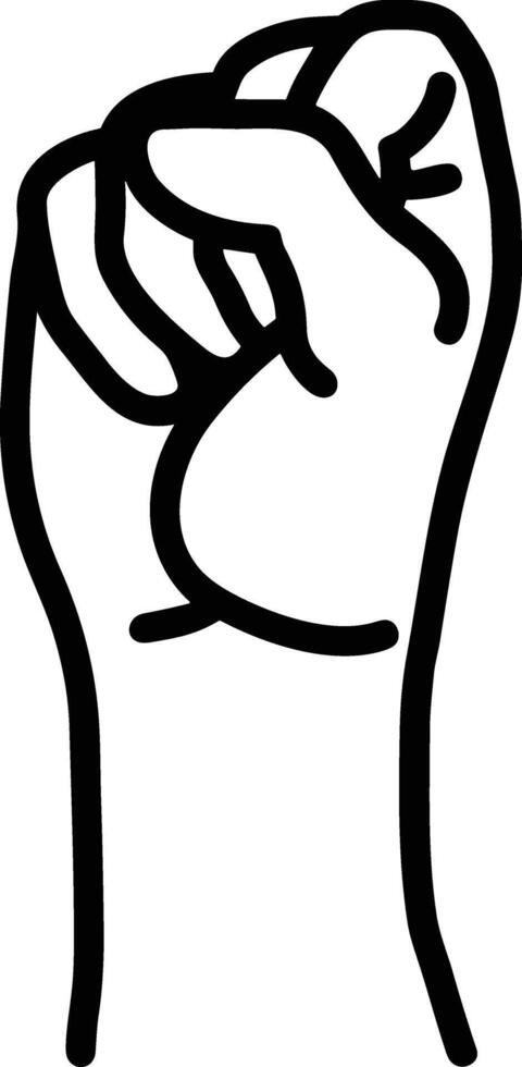 Hand icon symbol image illustration vector