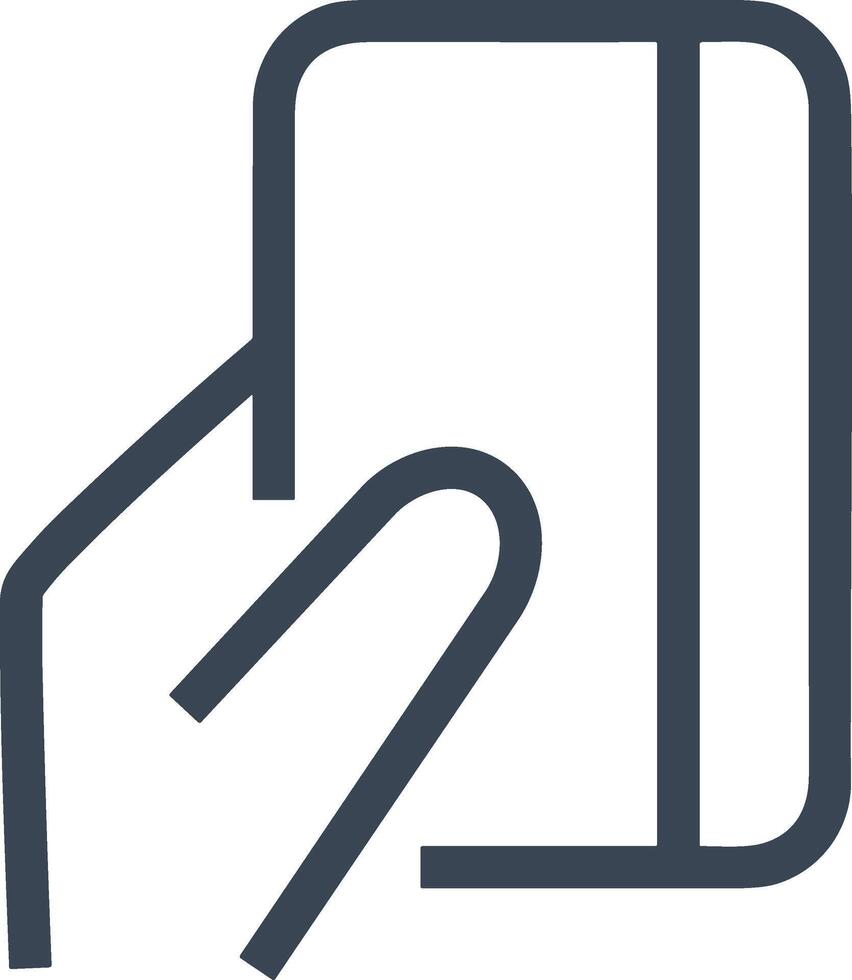 Hand icon symbol image illustration vector