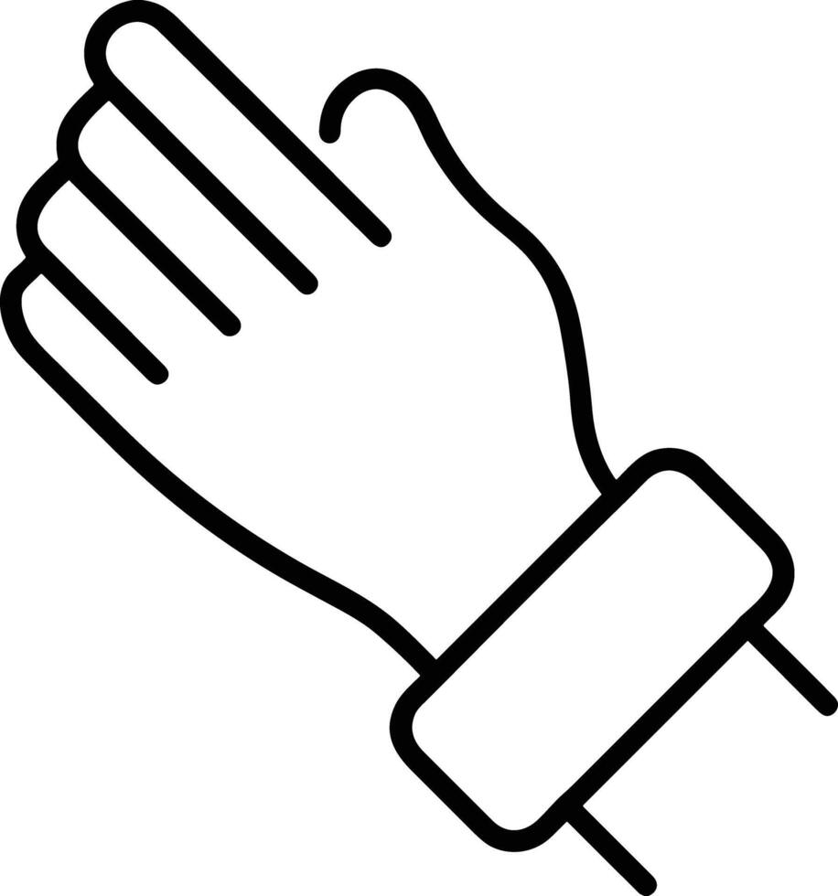 Hand icon symbol image illustration vector