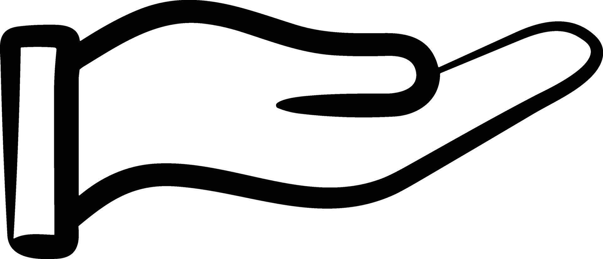 Hand icon symbol image illustration vector
