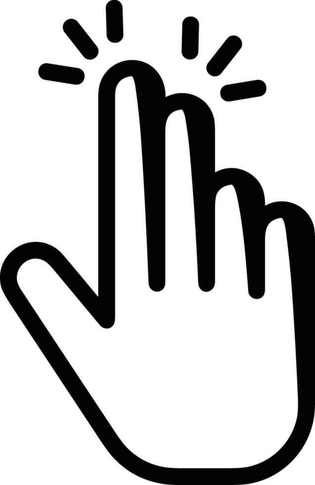 Hand icon symbol image illustration vector