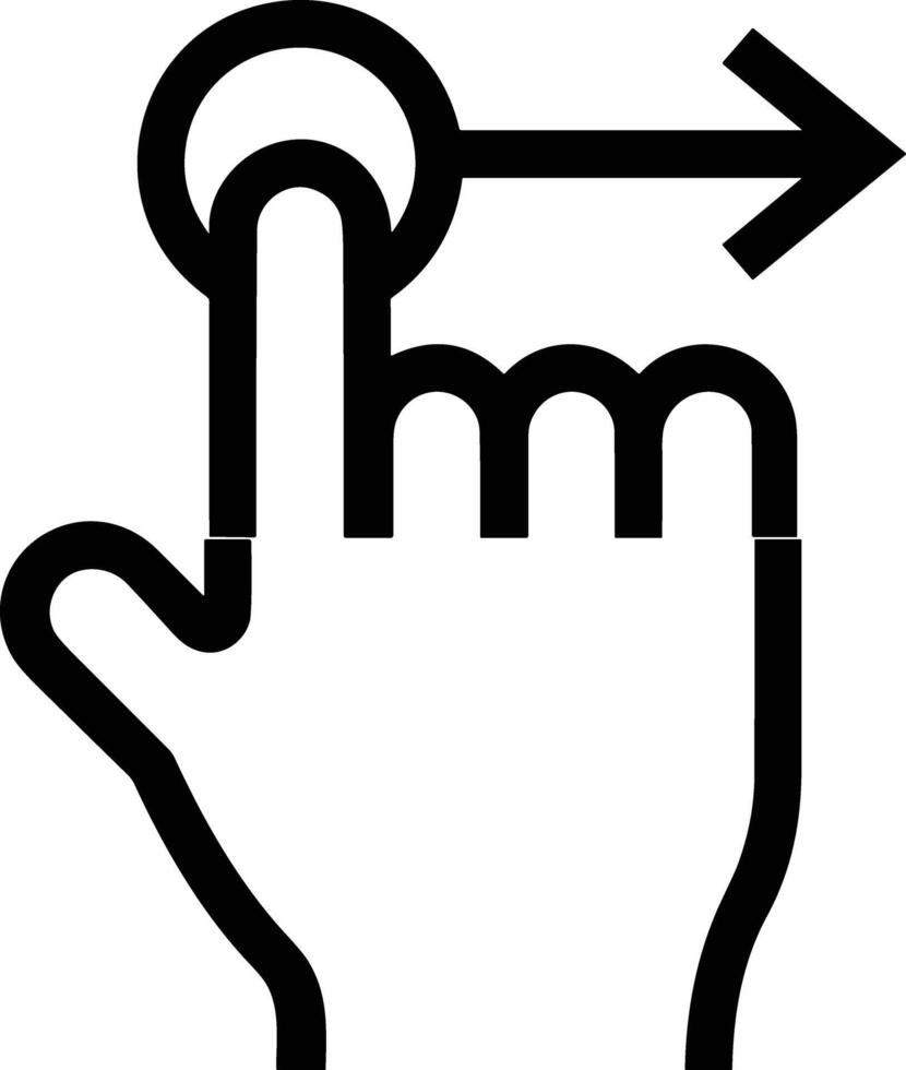 Hand icon symbol image illustration vector