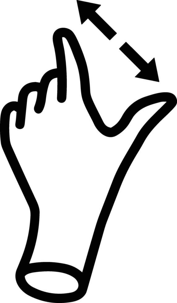 Hand icon symbol image illustration vector