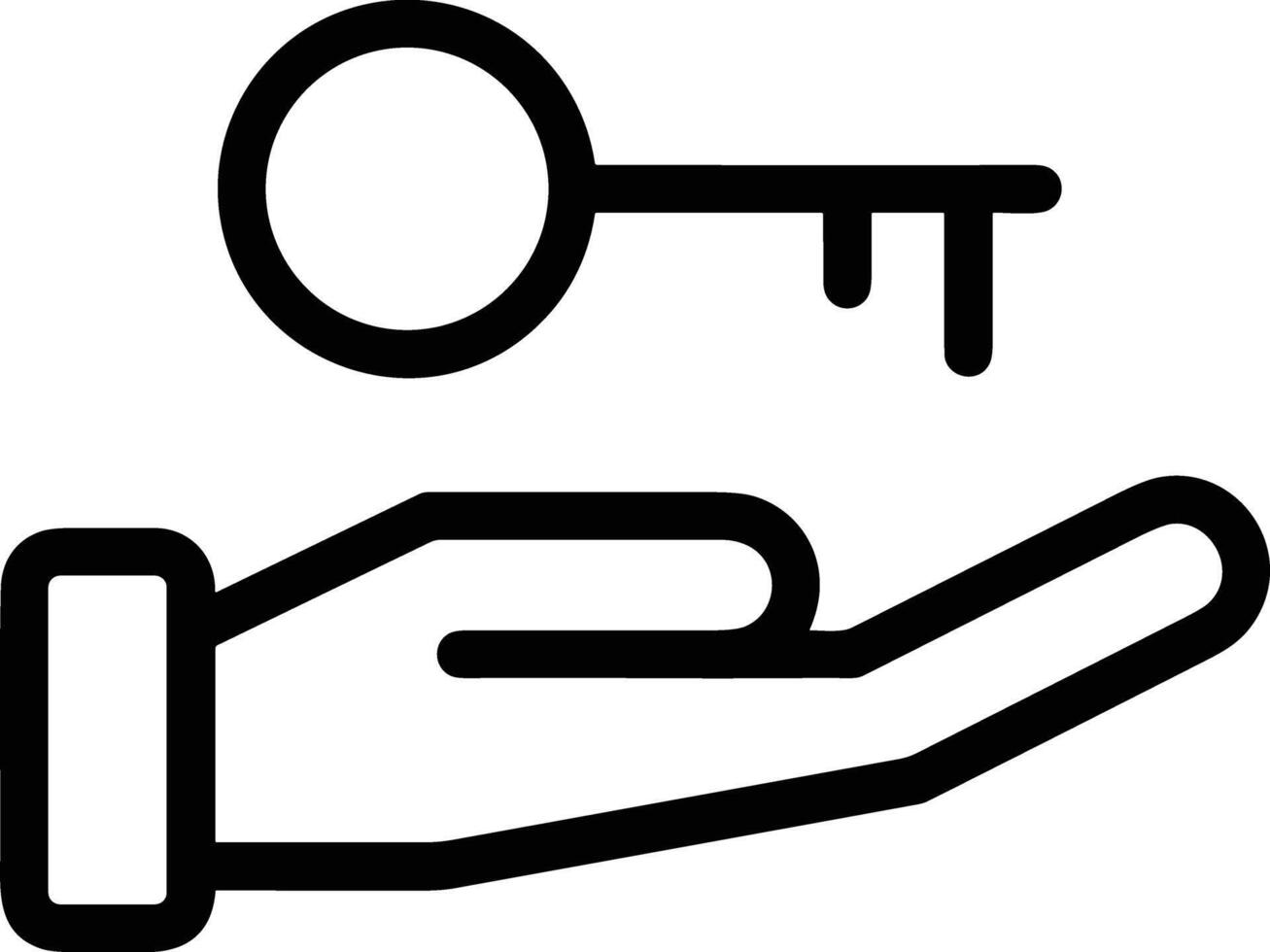 Hand icon symbol image illustration vector