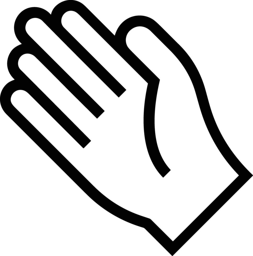 Hand icon symbol image illustration vector