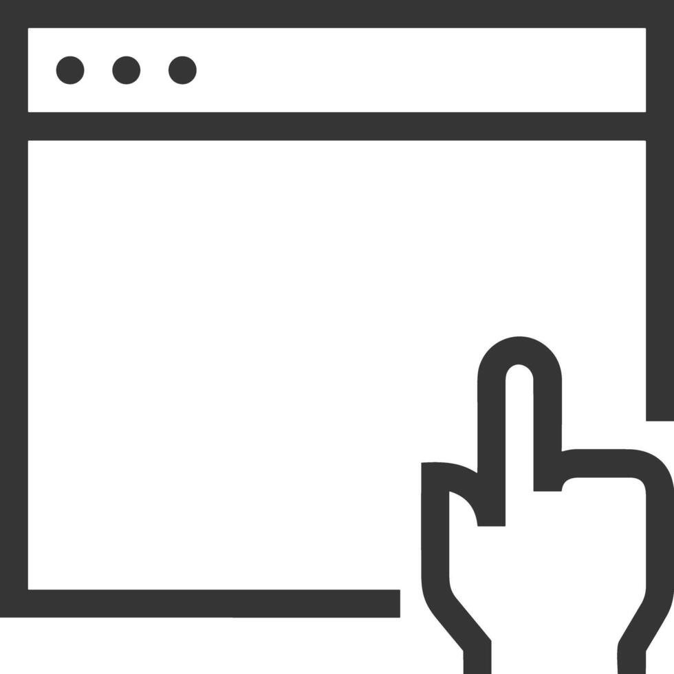 Hand icon symbol image illustration vector