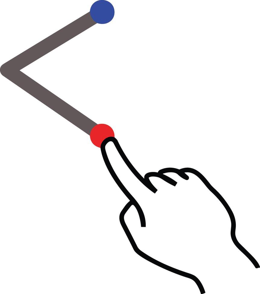 Hand icon symbol image illustration vector