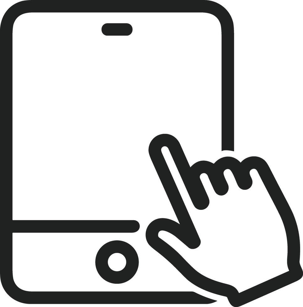 Hand icon symbol image illustration vector