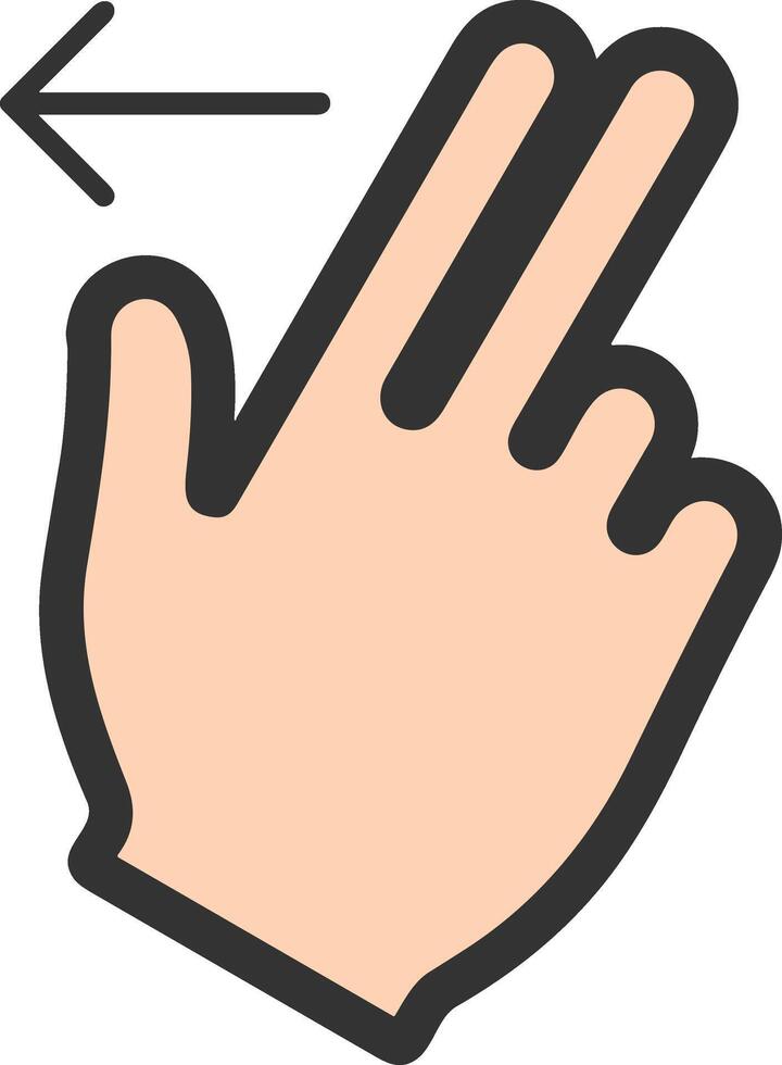 Hand icon symbol image illustration vector