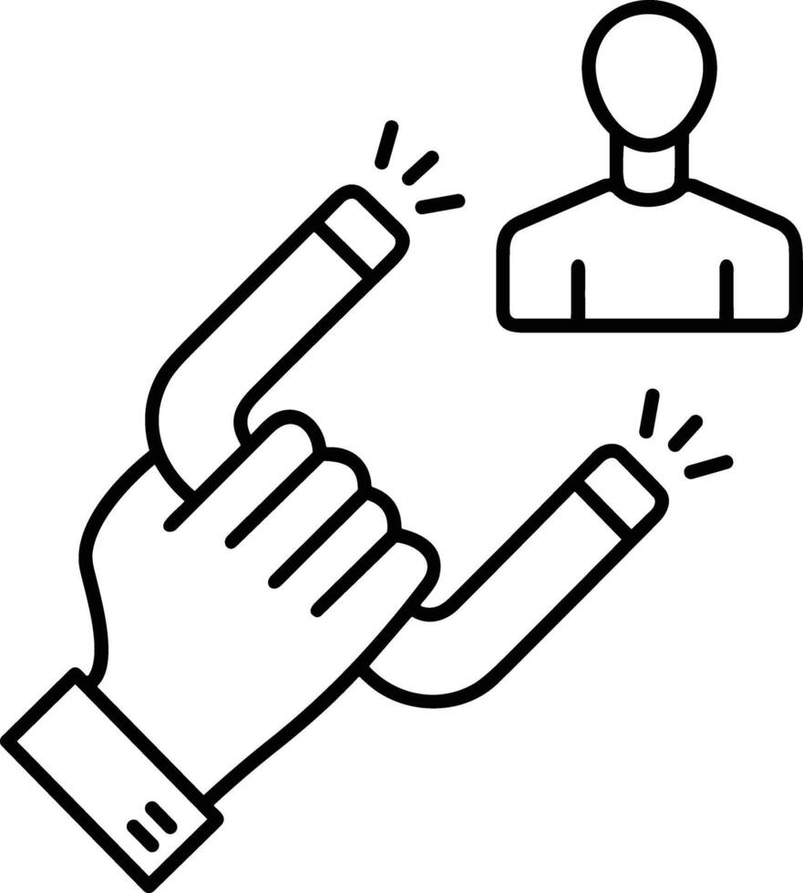 Hand icon symbol image illustration vector