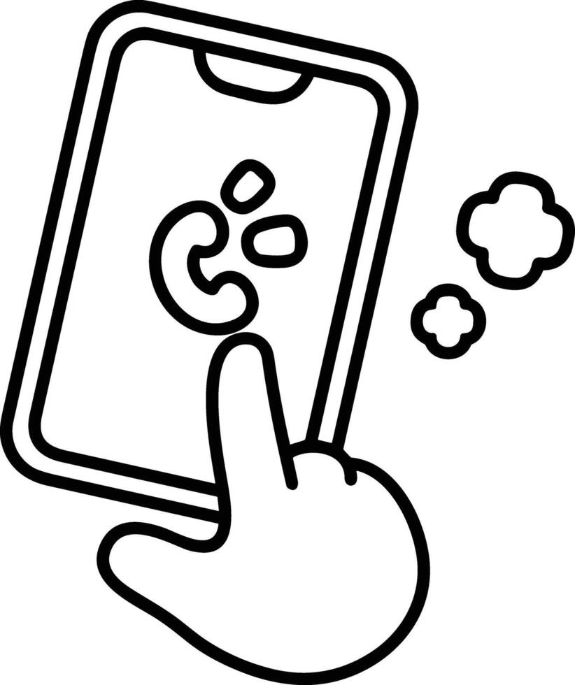 Hand icon symbol image illustration vector
