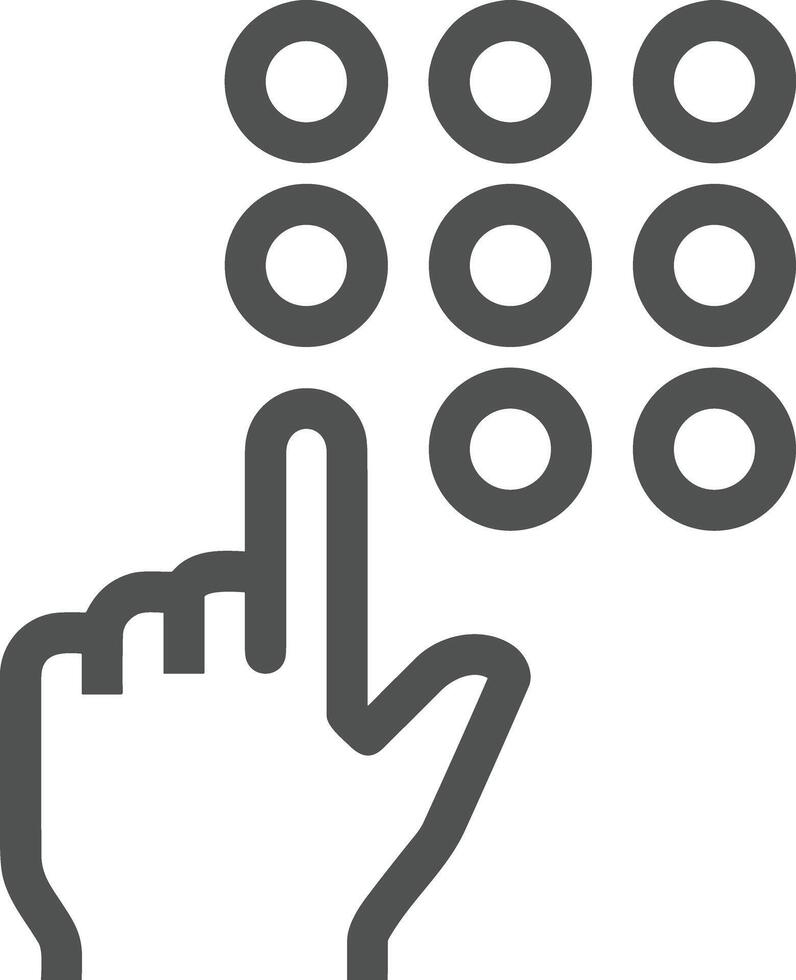 Hand icon symbol image illustration vector