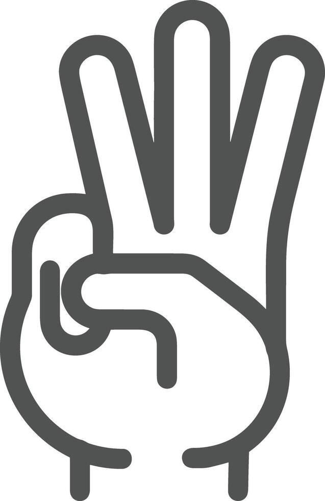 Hand icon symbol image illustration vector