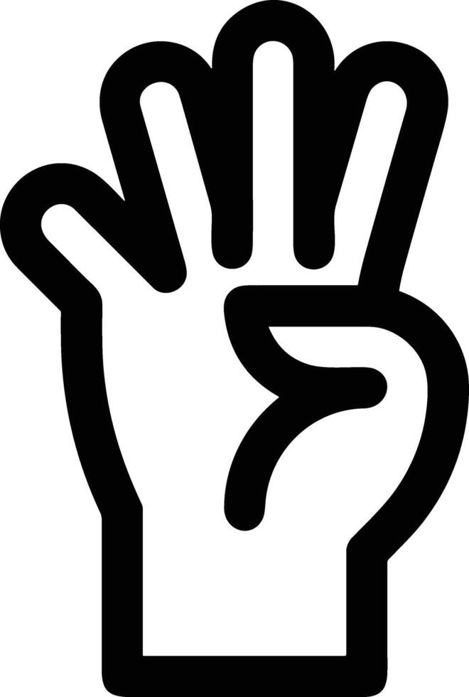 Hand icon symbol image illustration vector