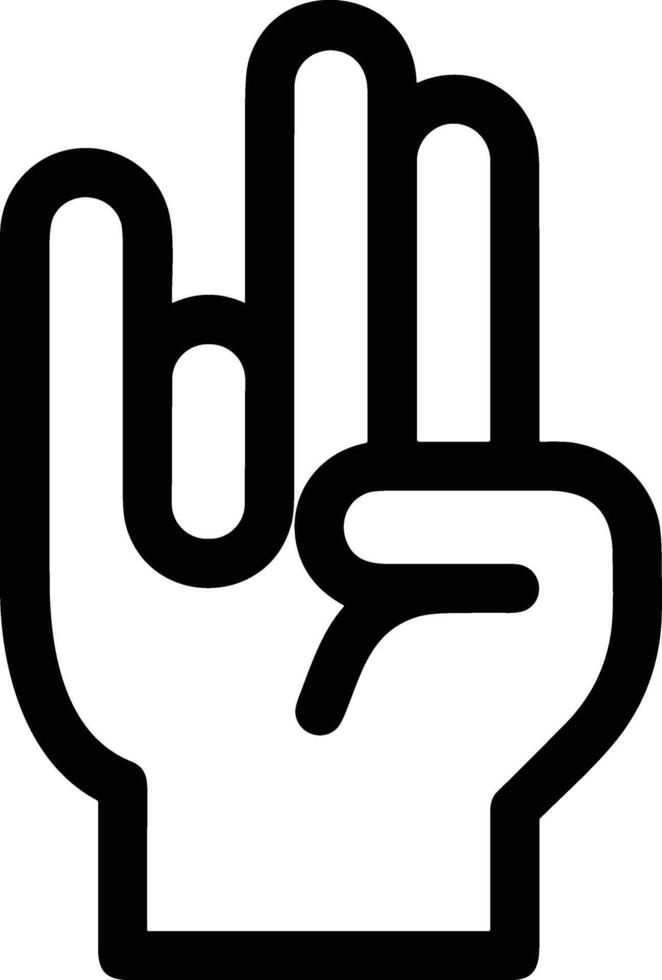 Hand icon symbol image illustration vector