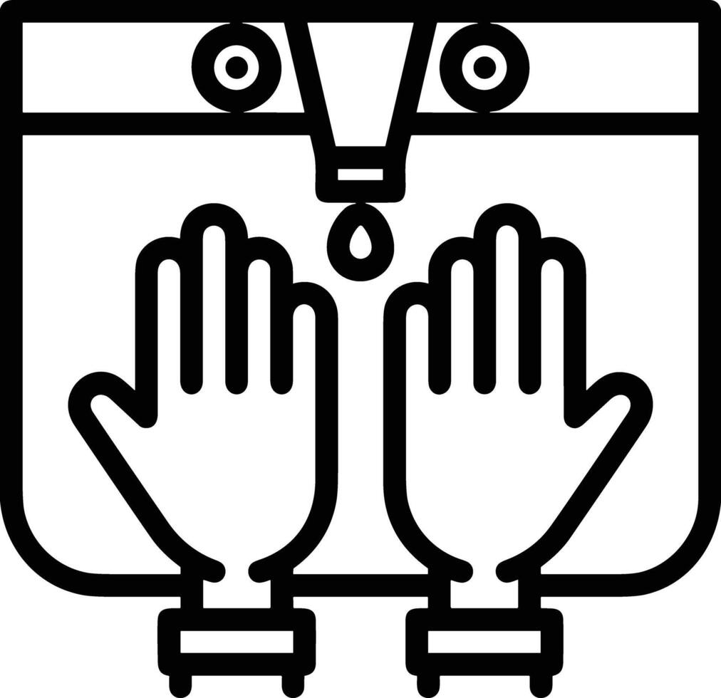 Hand icon symbol image illustration vector