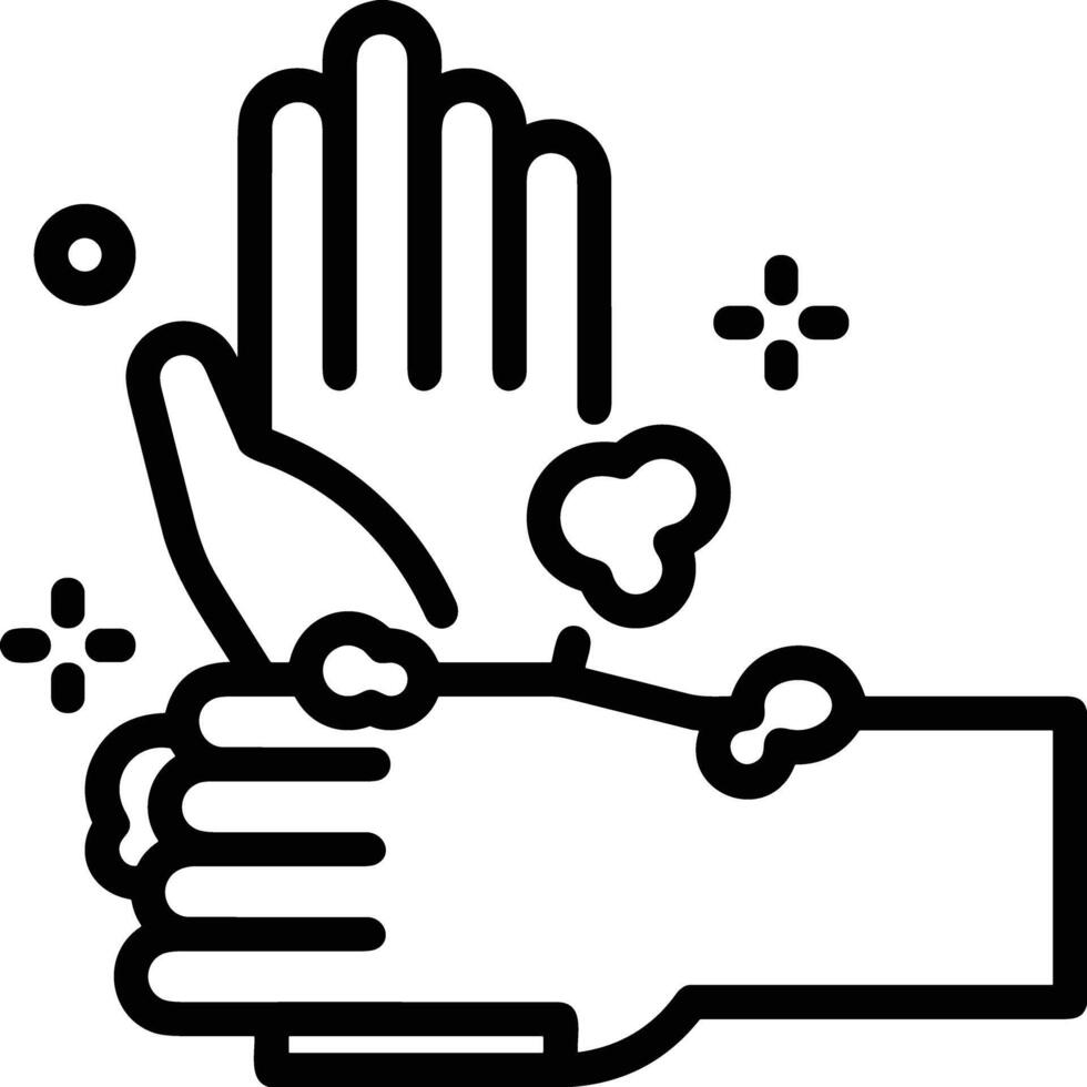 Hand icon symbol image illustration vector