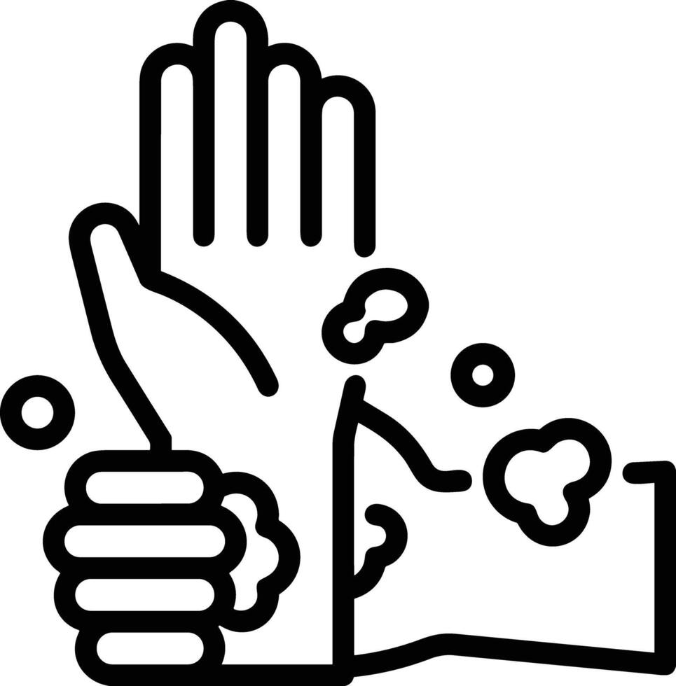 Hand icon symbol image illustration vector