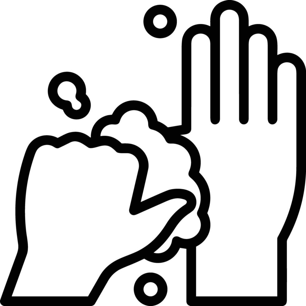 Hand icon symbol image illustration vector